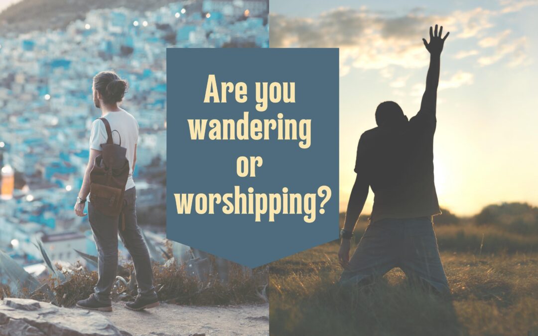 Are you wandering or worshipping?